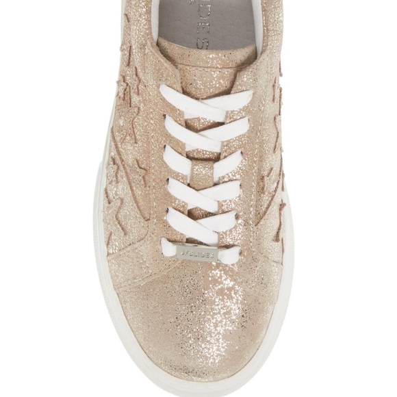 NEW J/Slides Costarr Sneaker in Gold Leather - Picture 5 of 11